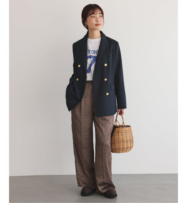 SLOBE IENA「TRダブルブレストジャケット」|テーラードジャケット|