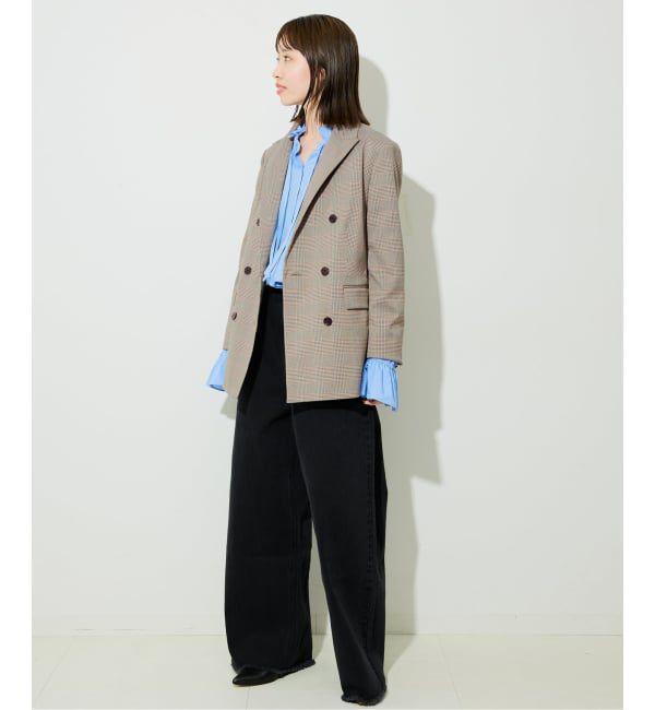 SLOBE IENA「TRダブルブレストジャケット」|テーラードジャケット|