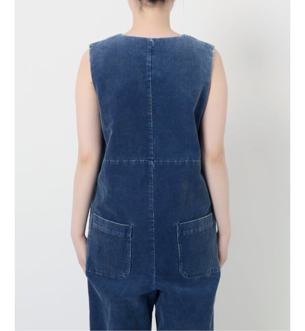 IENA LA BOUCLE「IENA LA BOUCLE インディゴコーデュロイオールインワン」|オールインワン|