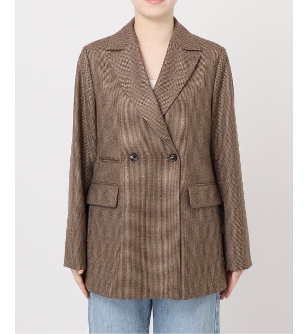 IENA「ガンクラブチェックジャケット」|テーラードジャケット|
