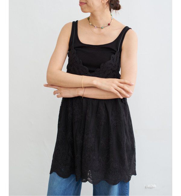 IENA「アンティークチュールバテンキャミ」|シャツ・ブラウス|