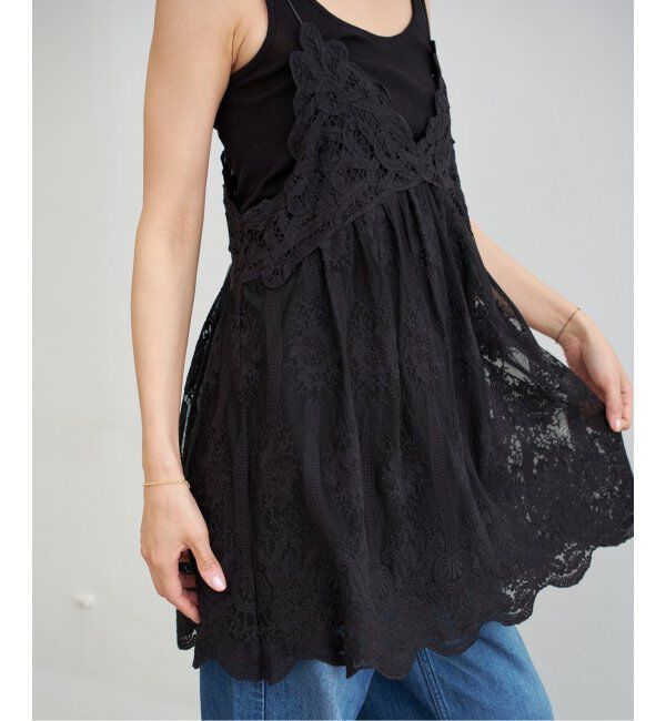 IENA「アンティークチュールバテンキャミ」|シャツ・ブラウス|