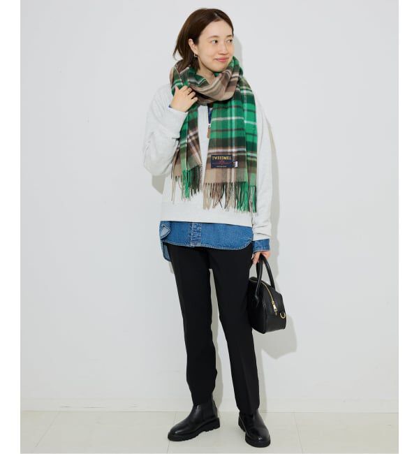 SLOBE IENA「《追加》TWEED MILL/ツイードミル ストール」|ストール|