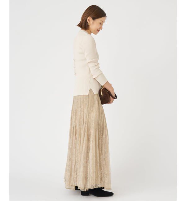 IENA「リブVネックカーディガン」|カーディガン|