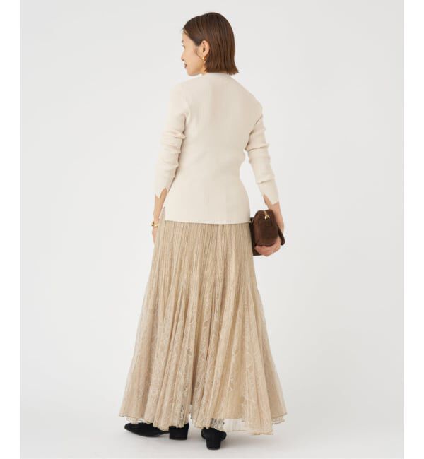 IENA「リブVネックカーディガン」|カーディガン|