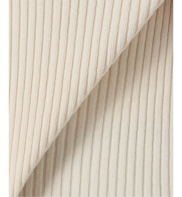 IENA「リブVネックカーディガン」|カーディガン|