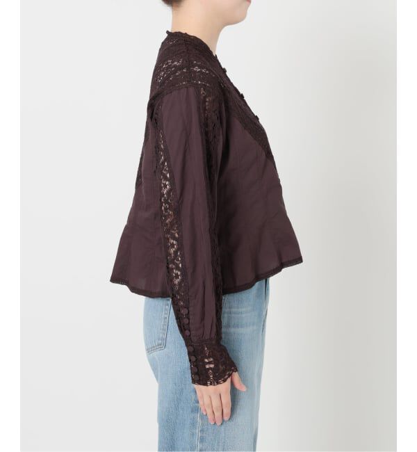 IENA LA BOUCLE「IENA LA BOUCLE マニーレースブラウス」|シャツ・ブラウス|