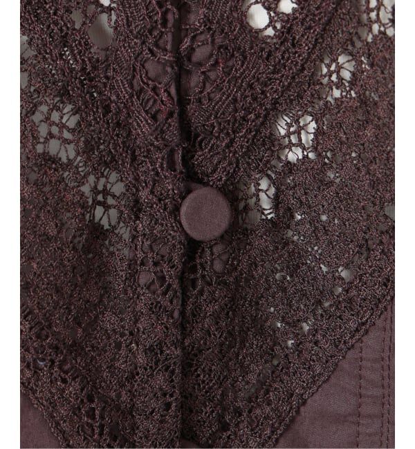 IENA LA BOUCLE「IENA LA BOUCLE マニーレースブラウス」|シャツ・ブラウス|