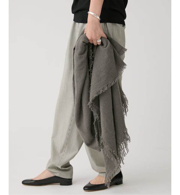 VERMEIL par iena「A SAUCE MELER アソースメレ カシミヤマイクロバスケットストール」|ストール|