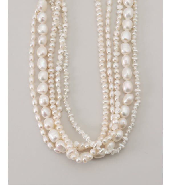 VERMEIL par iena「《追加2》Junco Paris ジュンコパリ 別注 5連淡水パールネックレス COL23HVM02」|ネックレス|ホワイト