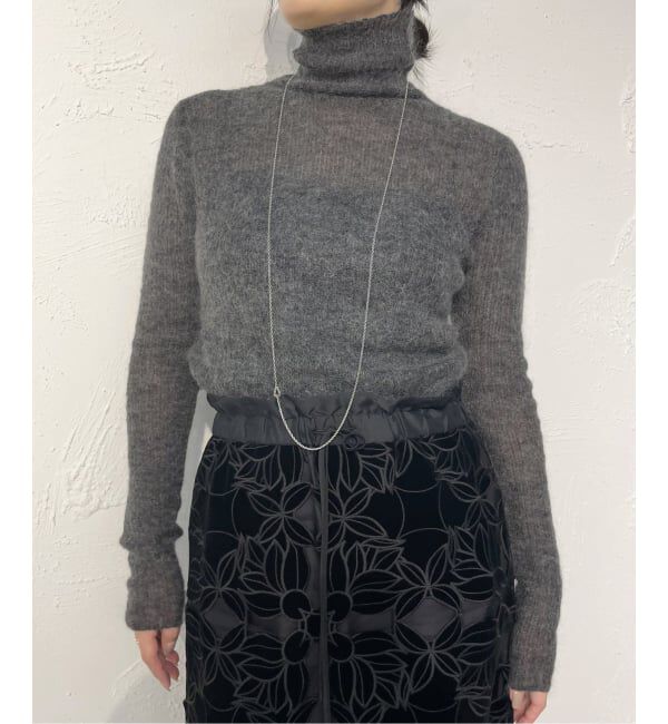 IENA LA BOUCLE「IENA LA BOUCLE MohairMixTURTLE」|ニット・セーター|