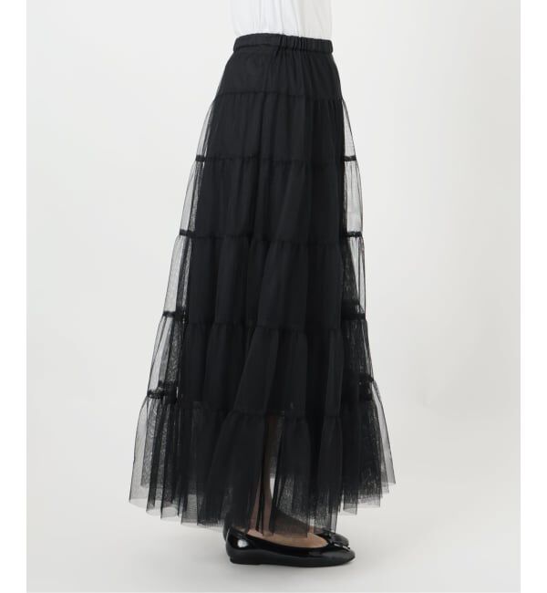 IENA「チュールティアードスカート」|スカート|