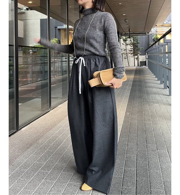 IENA LA BOUCLE「IENA LA BOUCLE ウールジャージイージーパンツ」|その他|