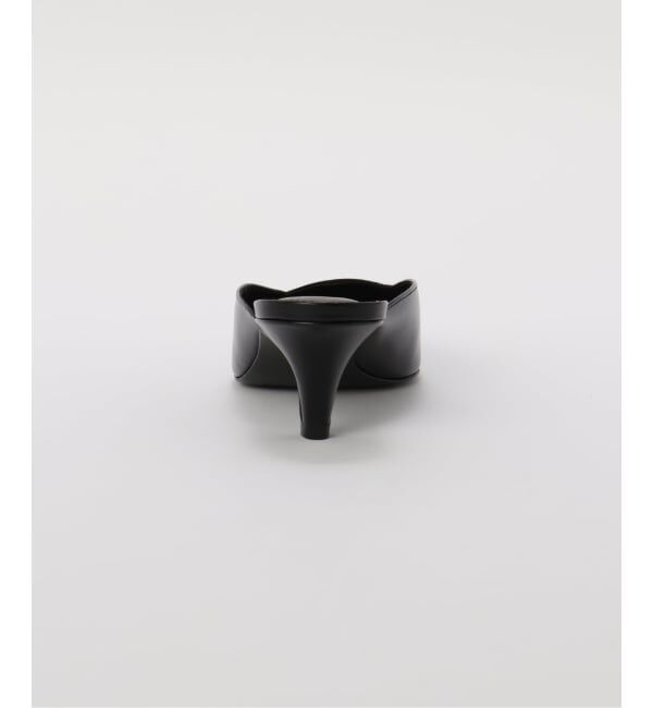 VERMEIL par iena「BLACK SUEDE STUDIO ブラックスエードスタジオ Mule H;50mm LOGAN50」|パンプス|