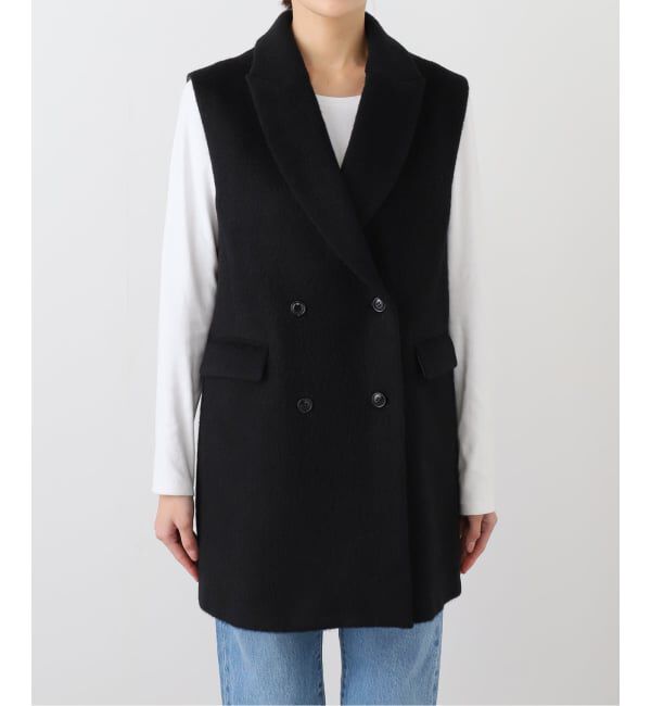 IENA「モヘヤ混シャギーテーラードベスト」|その他|