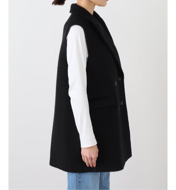 IENA「モヘヤ混シャギーテーラードベスト」|その他|