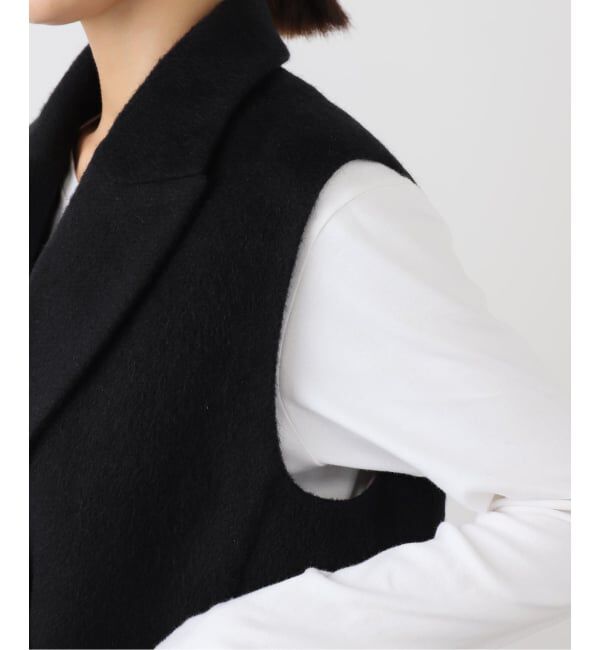 IENA「モヘヤ混シャギーテーラードベスト」|その他|