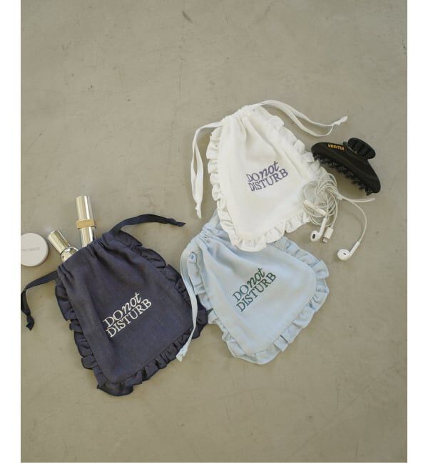 SLOBE IENA「LOUNA SLOBE別注 巾着ポーチ」|ポーチ|