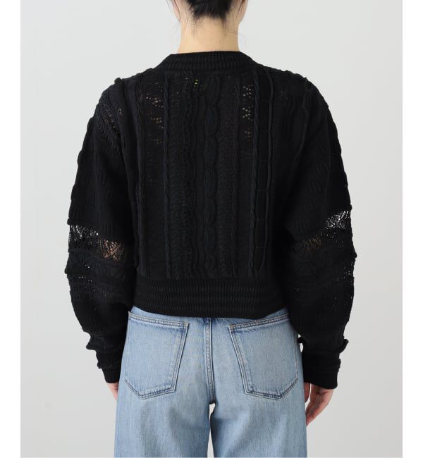 IENA LA BOUCLE「ODAKHA/オダカ CRAZY ショートニット OH25AWKN11」|ニット・セーター|