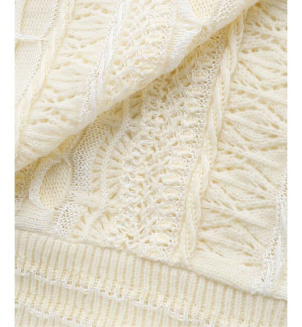 IENA LA BOUCLE「ODAKHA/オダカ CRAZY ショートニット OH25AWKN11」|ニット・セーター|