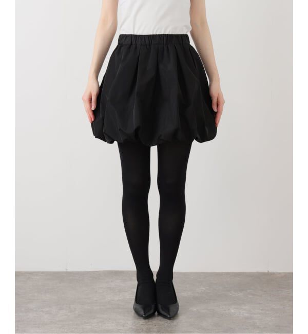 SLOBE IENA「バルーンミニスカート」|スカート|ブラック