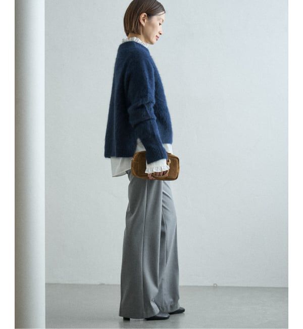 IENA「コットンラッフルフリルブラウス」|シャツ・ブラウス|