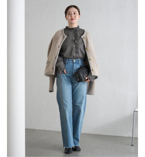 IENA「コットンラッフルフリルブラウス」|シャツ・ブラウス|