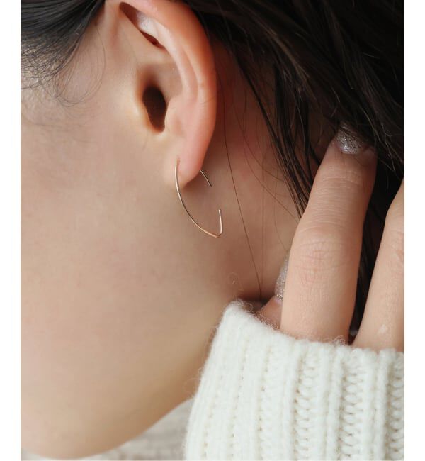 SLOBE IENA「SLOBE マーキピアスS K10」|ピアス|ゴールド