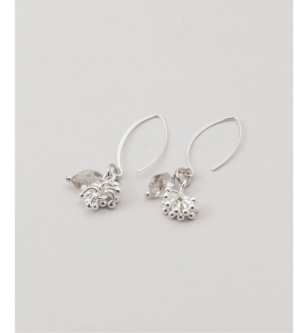 IENA LA BOUCLE「Y.A.Acc/ワイエーアク&times;LA BOUCLE別注 クリスタルチャームピアス」|ピアス|