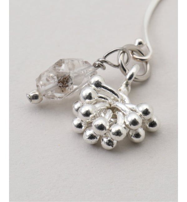 IENA LA BOUCLE「Y.A.Acc/ワイエーアク&times;LA BOUCLE別注 クリスタルチャームピアス」|ピアス|