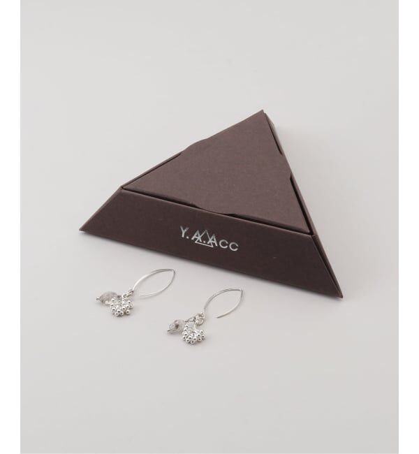 IENA LA BOUCLE「Y.A.Acc/ワイエーアク&times;LA BOUCLE別注 クリスタルチャームピアス」|ピアス|