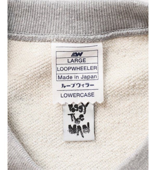 EDIFICE「【LOOPWHEELER for LOWERCASE &times; POGGYTHEMAN】別注 クルーネックスウェット」|スウェット・ジャージ|