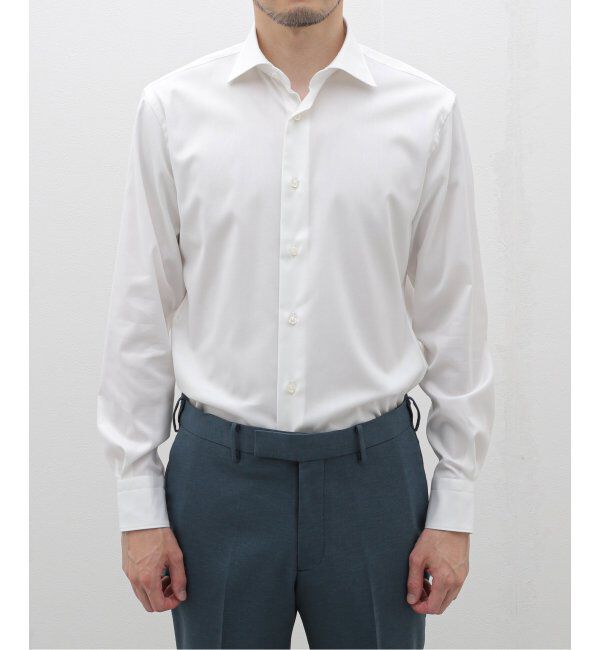 EDIFICE「D.ショートポイント ツイルシャツ」|シャツ・ブラウス|ホワイト