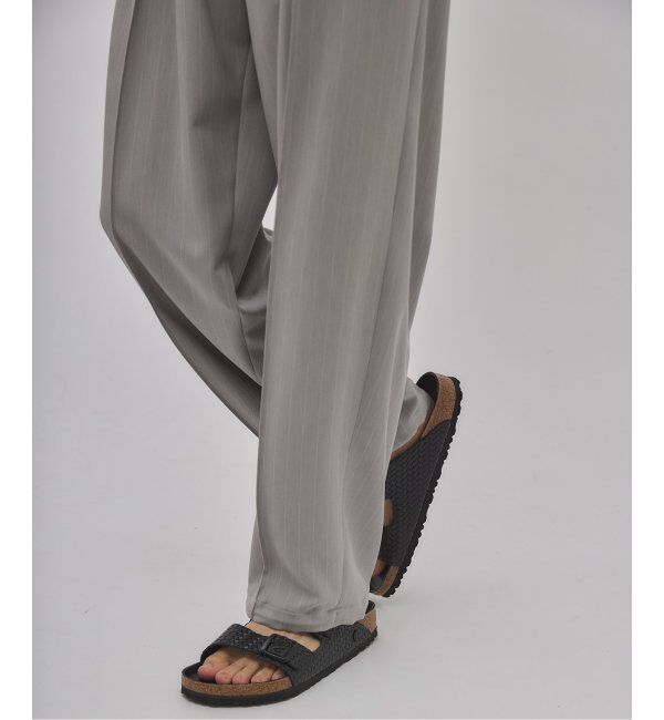 EDIFICE「ワルツ ストライプ バルーンフィットパンツ」|スラックス|