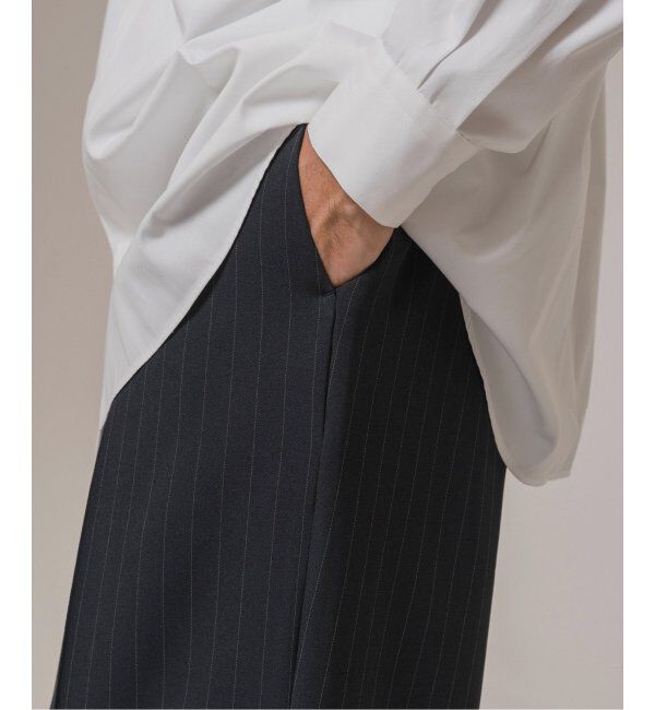 EDIFICE「ワルツ ストライプ バルーンフィットパンツ」|スラックス|