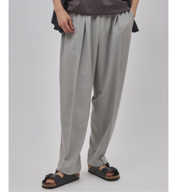 EDIFICE「ワルツ ストライプ バルーンフィットパンツ」|スラックス|