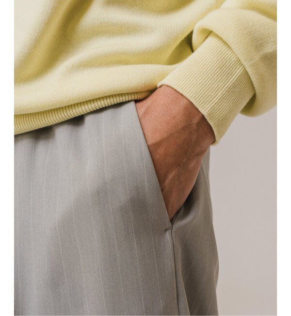 EDIFICE「ワルツ ストライプ バルーンフィットパンツ」|スラックス|