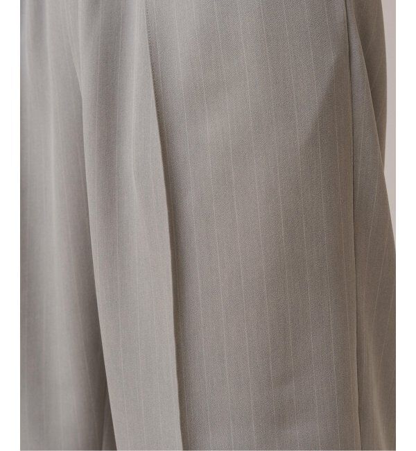 EDIFICE「ワルツ ストライプ バルーンフィットパンツ」|スラックス|