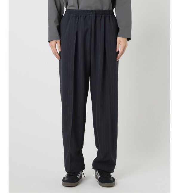 EDIFICE「ワルツ ストライプ バルーンフィットパンツ」|スラックス|