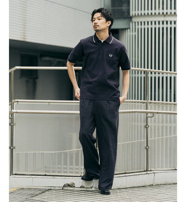 417 EDIFICE「FRED PERRY 417別注  Textured Single Tipped Sh」|ポロシャツ|