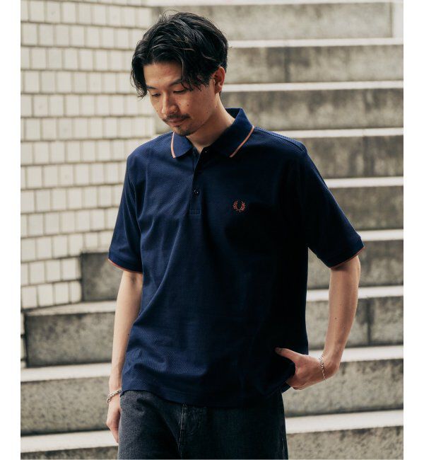 417 EDIFICE「FRED PERRY 417別注  Textured Single Tipped Sh」|ポロシャツ|