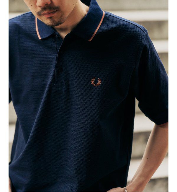 417 EDIFICE「FRED PERRY 417別注  Textured Single Tipped Sh」|ポロシャツ|