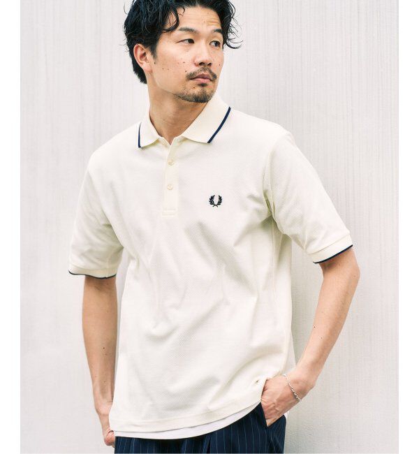 417 EDIFICE「FRED PERRY 417別注  Textured Single Tipped Sh」|ポロシャツ|
