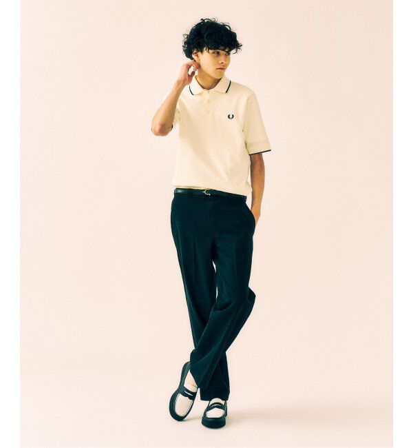 417 EDIFICE「FRED PERRY 417別注  Textured Single Tipped Sh」|ポロシャツ|
