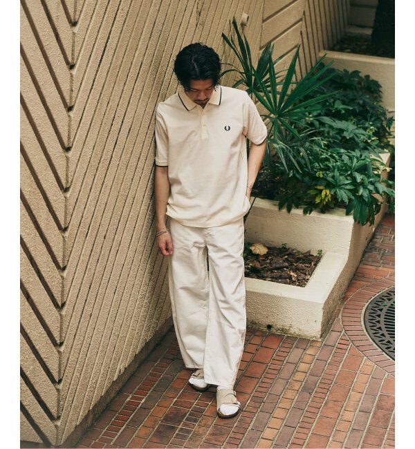 417 EDIFICE「FRED PERRY 417別注  Textured Single Tipped Sh」|ポロシャツ|