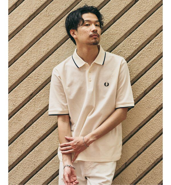417 EDIFICE「FRED PERRY 417別注  Textured Single Tipped Sh」|ポロシャツ|