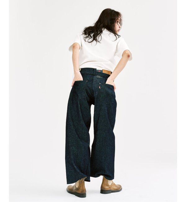 417 EDIFICE「LEVI&rsquo;S(R)/リーバイス(R) 別注 TWISTED BELTED デニムパンツ L28」|デニム|
