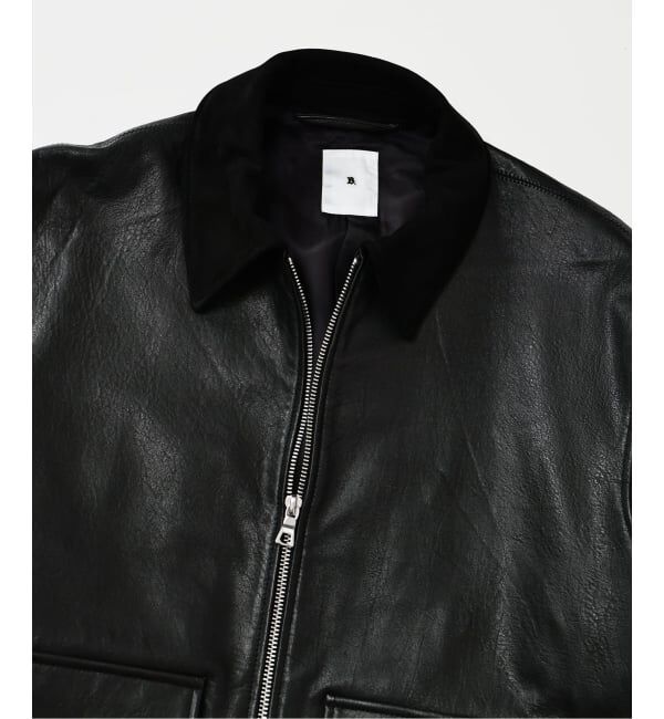 EDIFICE「LA BOUCLE (ラブークル) LAMB LEATHER FLIGHT ジャケット」|ライダースジャケット|