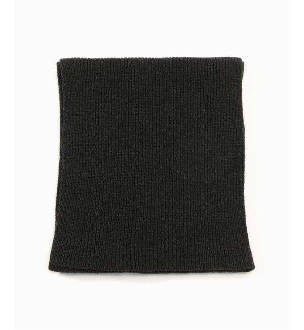 PULP「cabaret poval / キャバレーポバール CASHMERE RIB KNIT MUFFLER」|マフラー|グレー