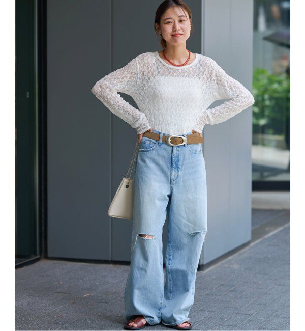 JOURNAL STANDARD relume「シアーレースロングスリーブTEE」|Tシャツ・カットソー|